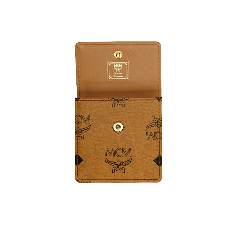 MCM HERITAGE LINE SQUARE COIN WALLET